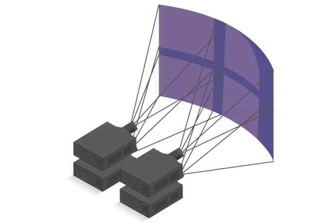 Projetor Christie - Warping e Blending