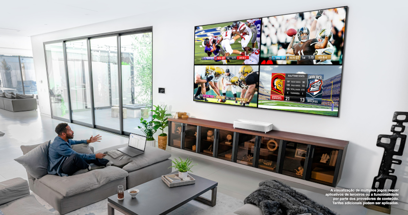 projetor 4K Android TV